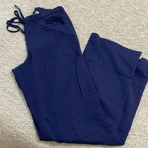 navy blue greys anatomy scrub bottoms size small